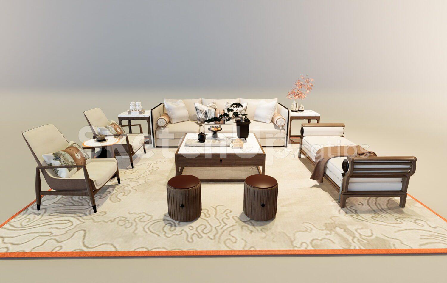 Decorative Set The Sofa
