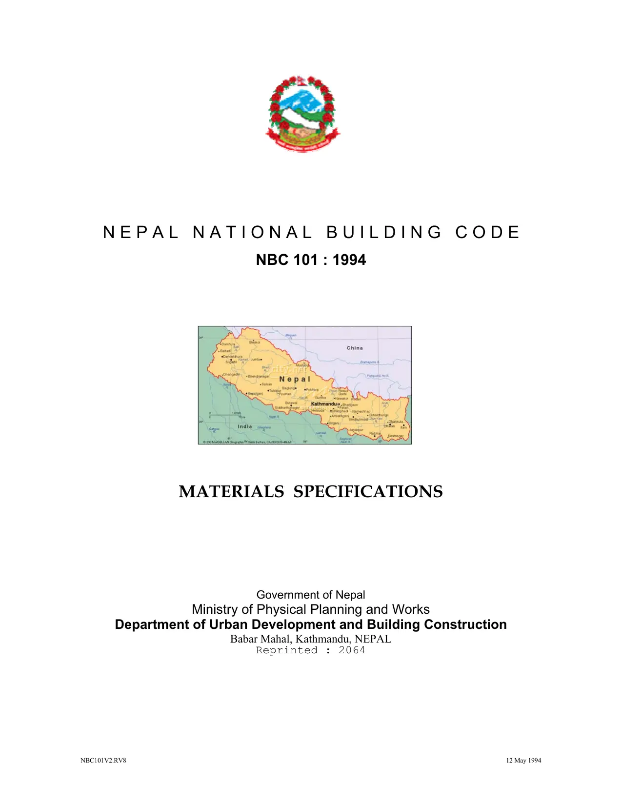 NBC 101: Materials