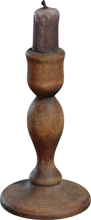 Wooden Candlestick