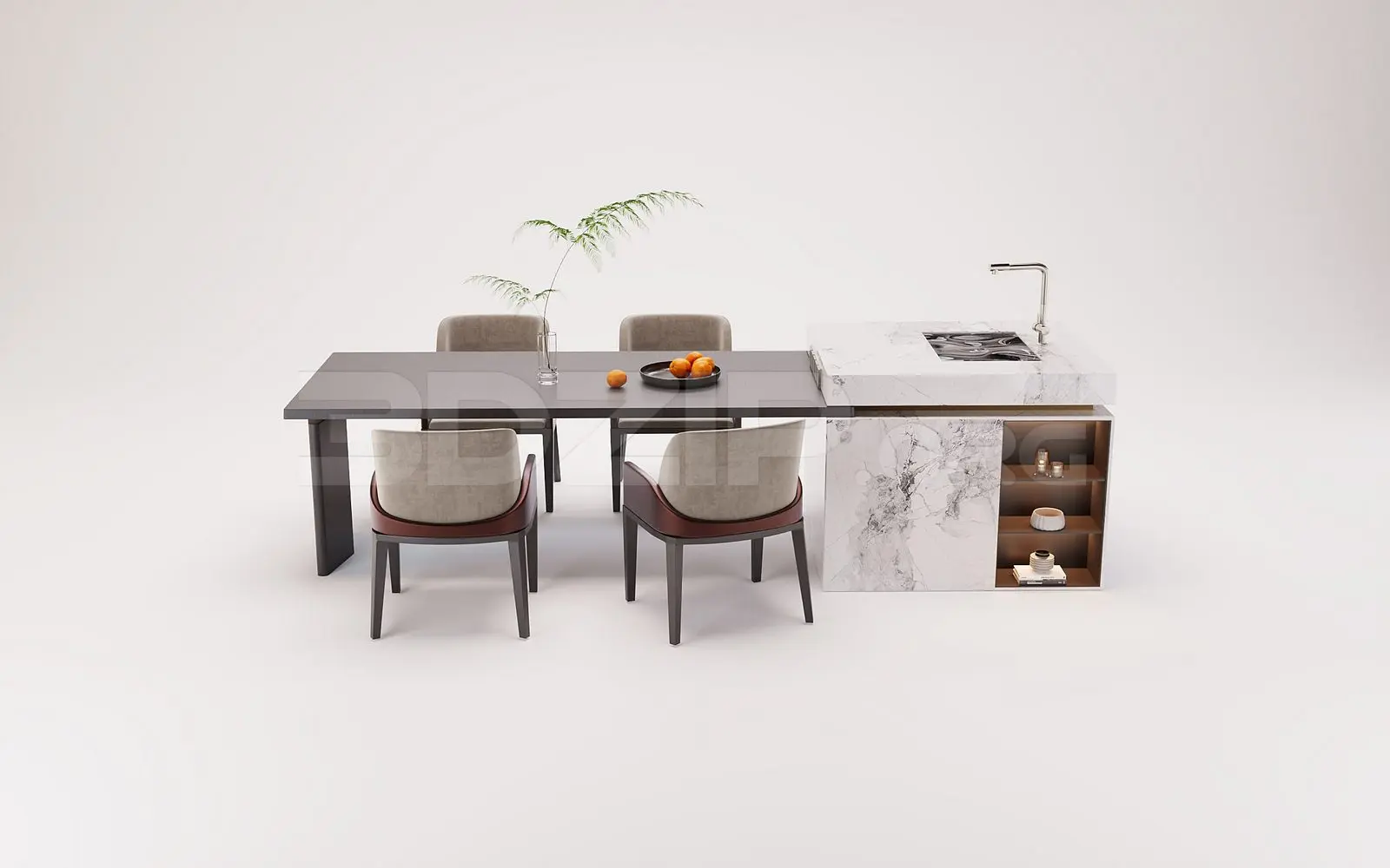 Kitchen Island — preview 1 (3dzip)