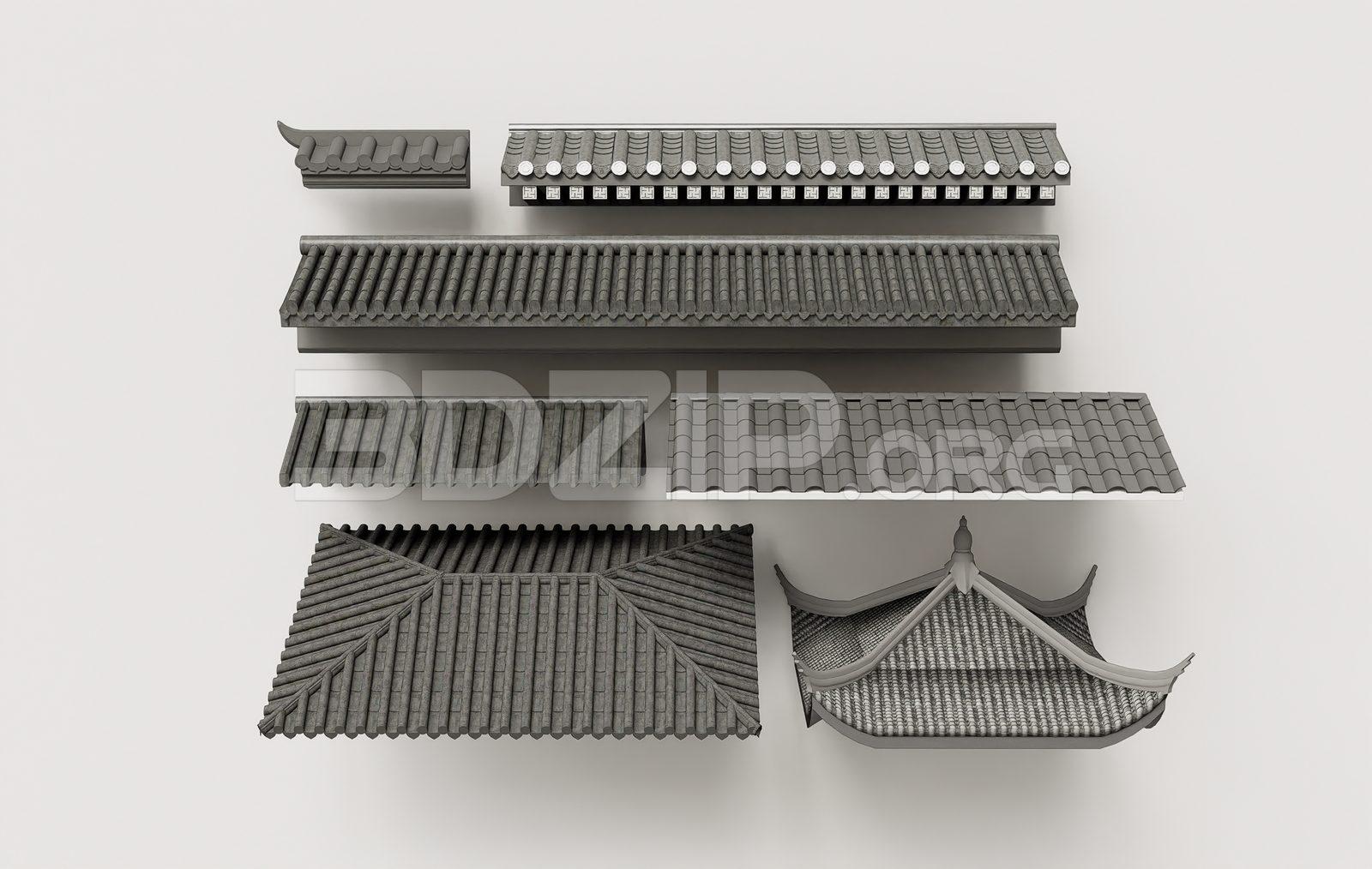 Traditional Asian Roof Collection
