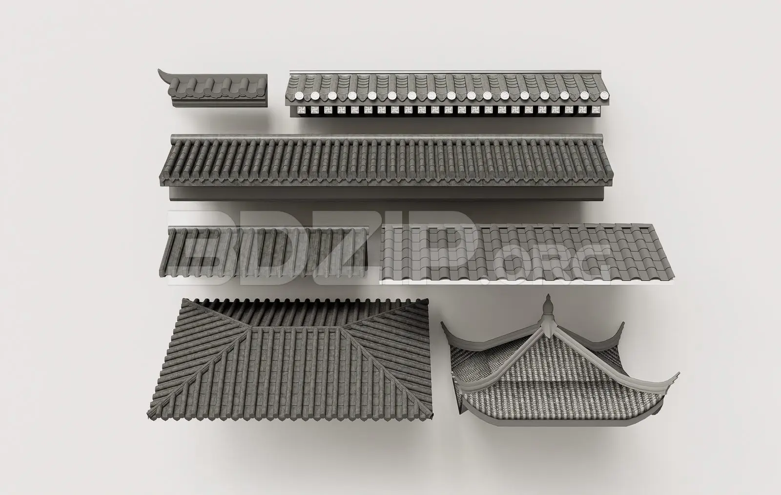Traditional Asian Roof Collection