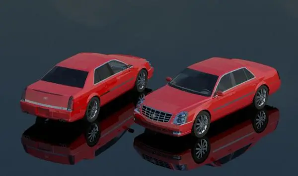 Cadillac DTS Sedan - Car Vehicle Automobile — preview 1, by bradley911 (RevitCity, CC0)