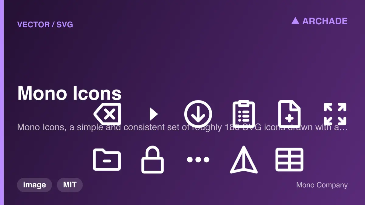Mono Icons