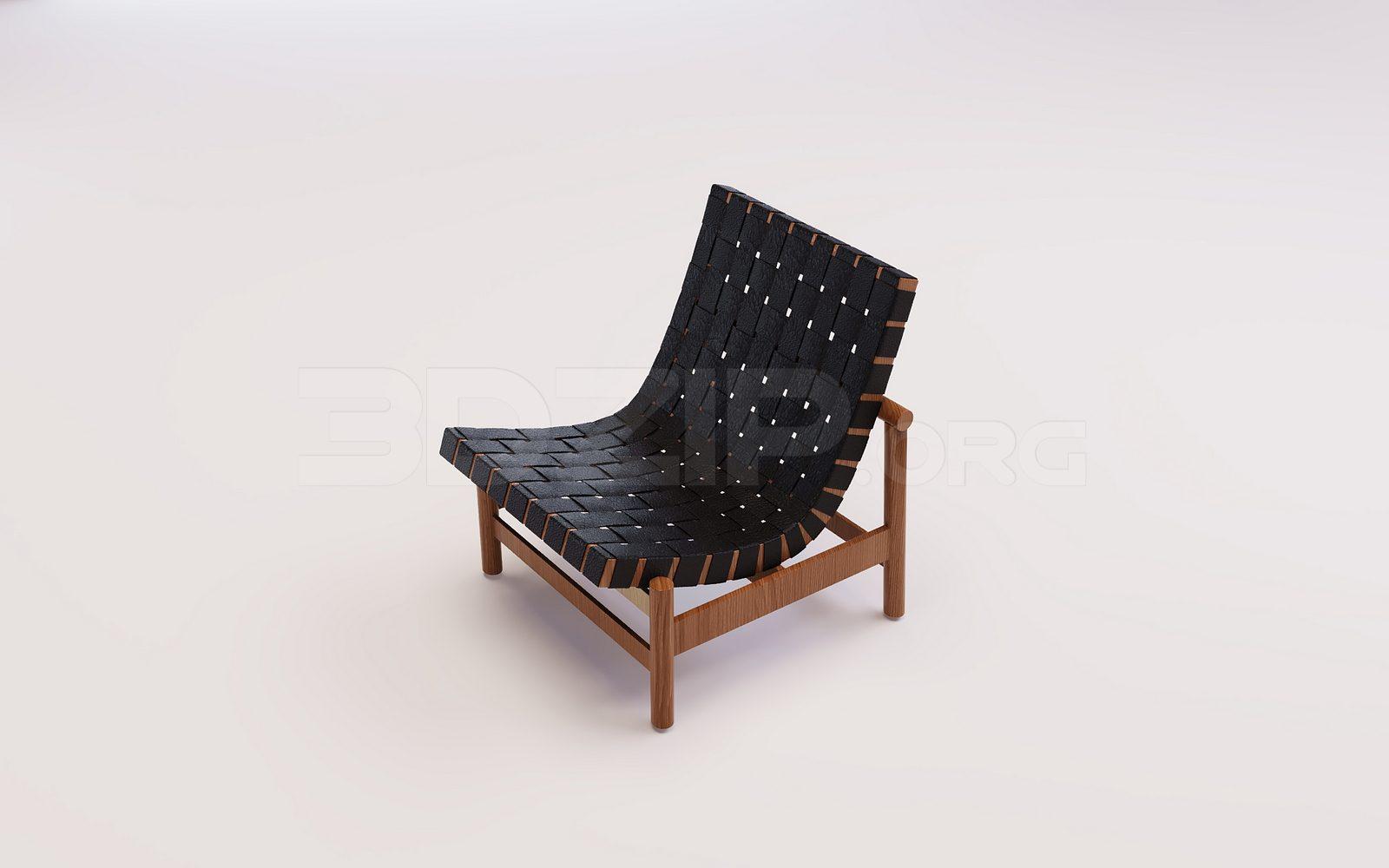 Lounge Chair 3D Model for Interior Projects