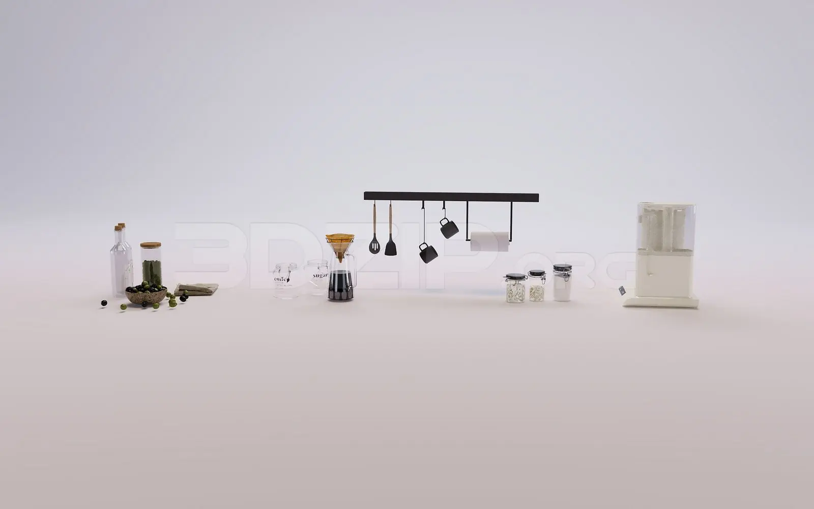 Tableware Kitchen — preview 1 (3dzip)