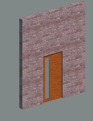 Glass Striped door 2
