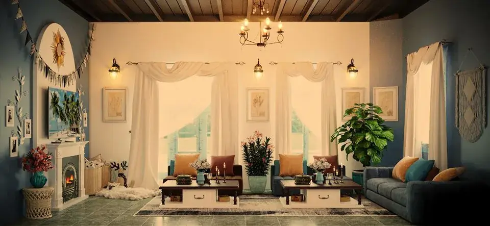 Interior Homestay- Lobby Scenes