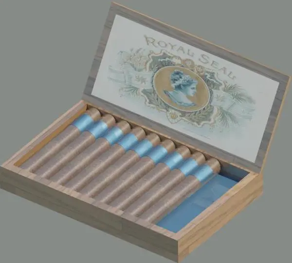 Royal Seal cigar box