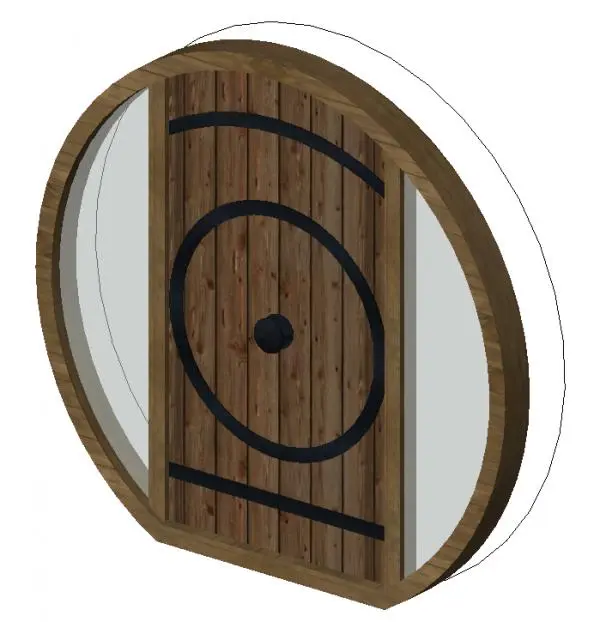 Round Hobbit Door
