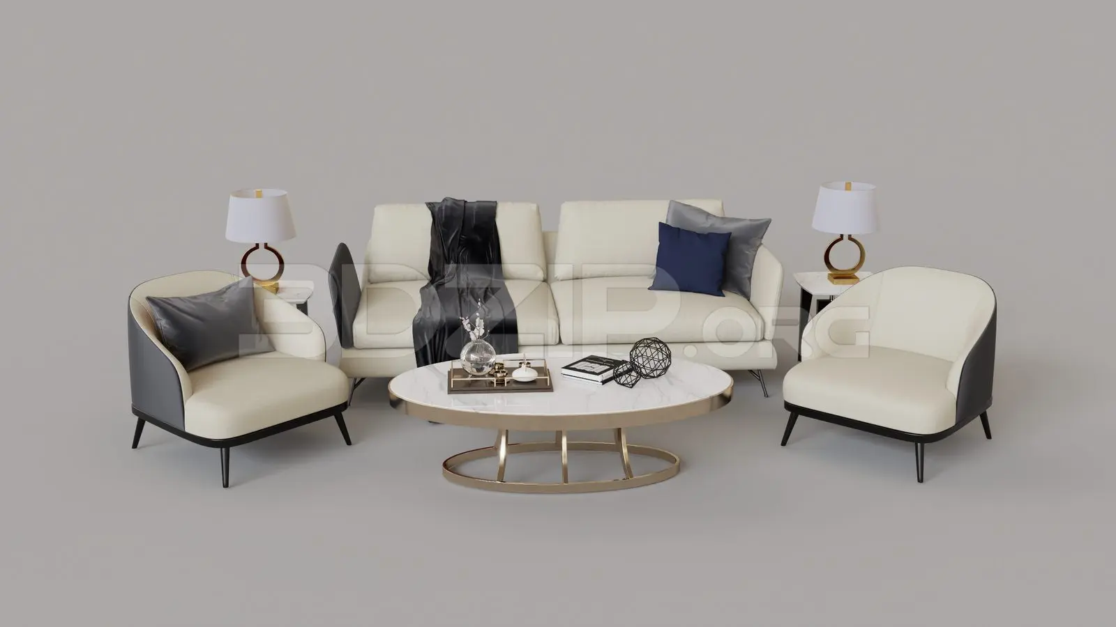 Sofa — preview 1 (3dzip, CC0)