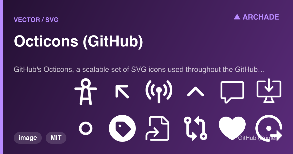 Octicons (GitHub)