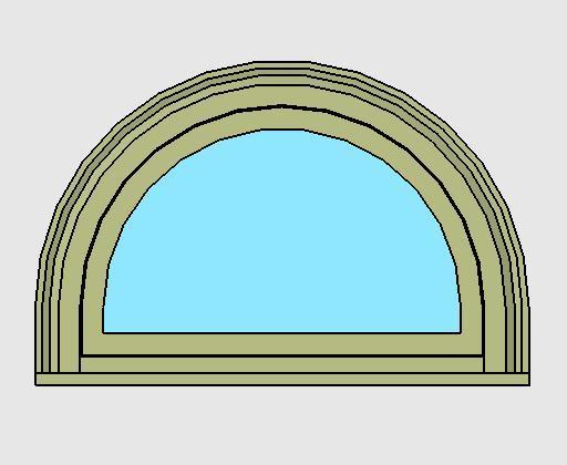Kolbe Ultra Series Casement Half-Circle Direct Set Units