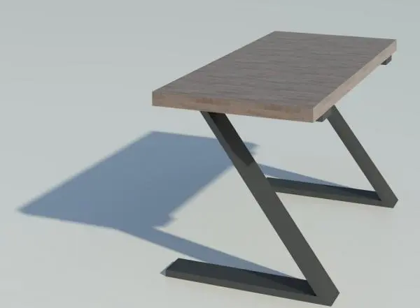 Table Z concept Mesa Z — preview 1, by daniele RUDA (RevitCity, CC0)