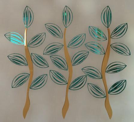 Leaf wall art