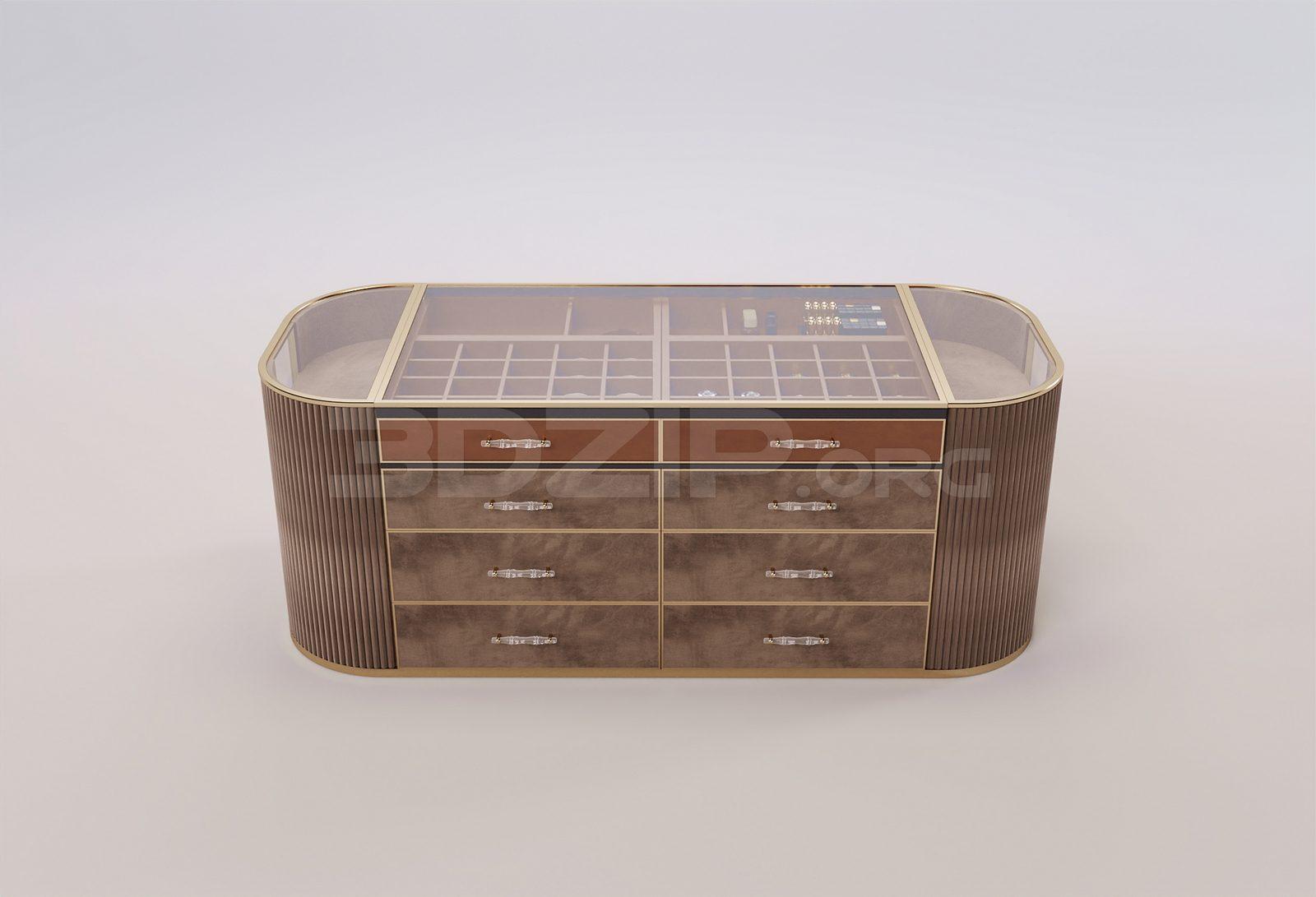 Jewelry display cabinet