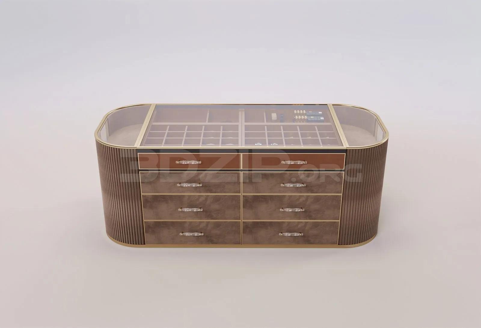 Jewelry display cabinet