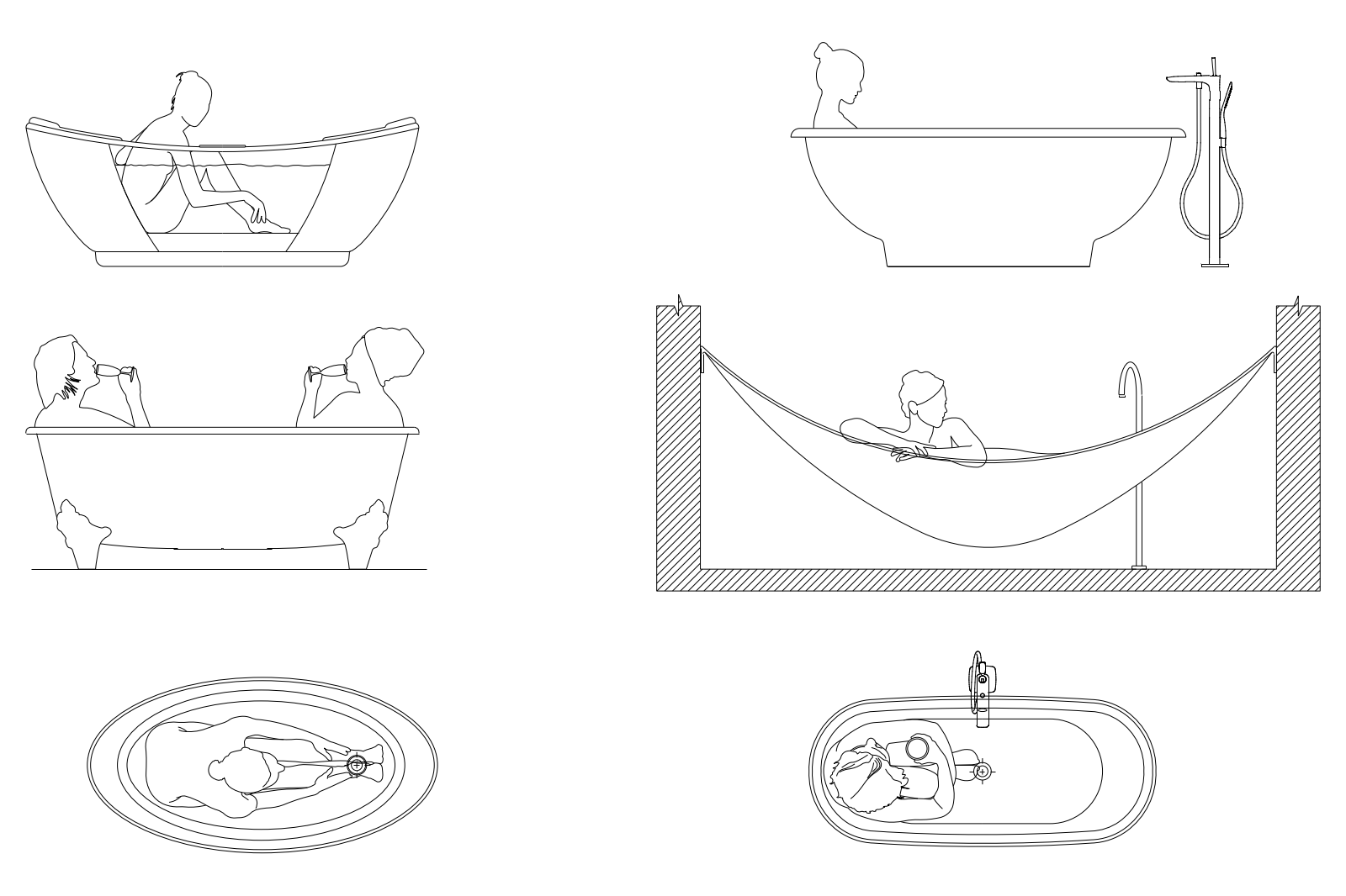 People in Bathtub