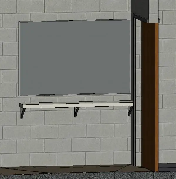 Parametric Mirror With Simple Frame — preview 1, by BY Revit Team (RevitCity, CC0)