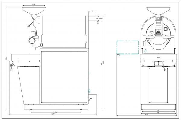 Industrial Caffe Roaster - Probat P12 Iii