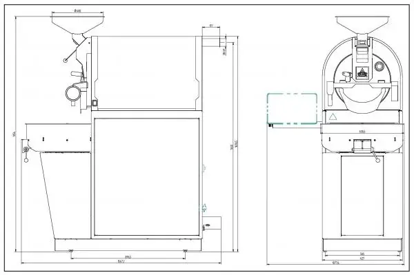 Industrial Caffe Roaster - Probat P12 Iii