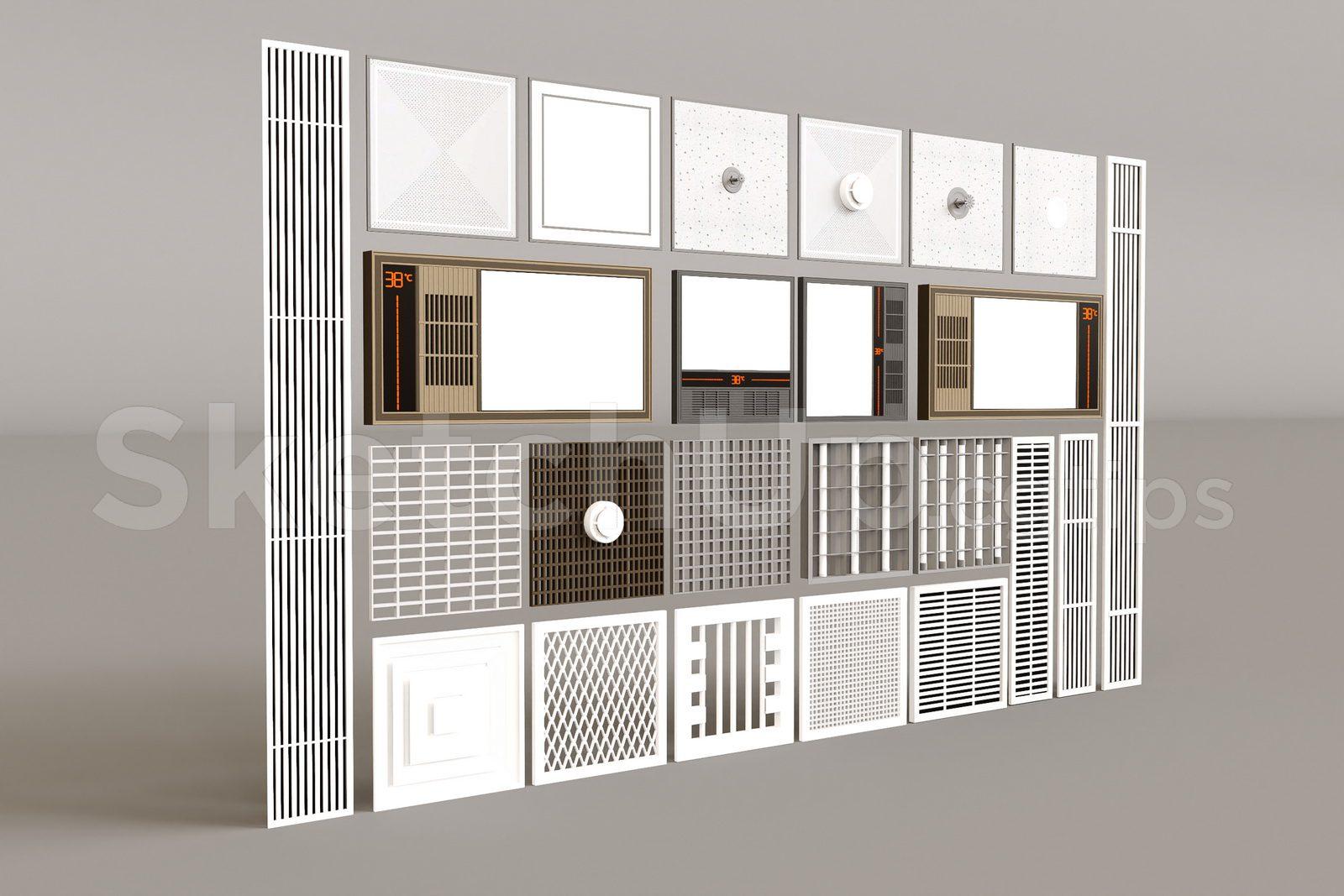 Ceiling Equipment And Air Conditioning Vents