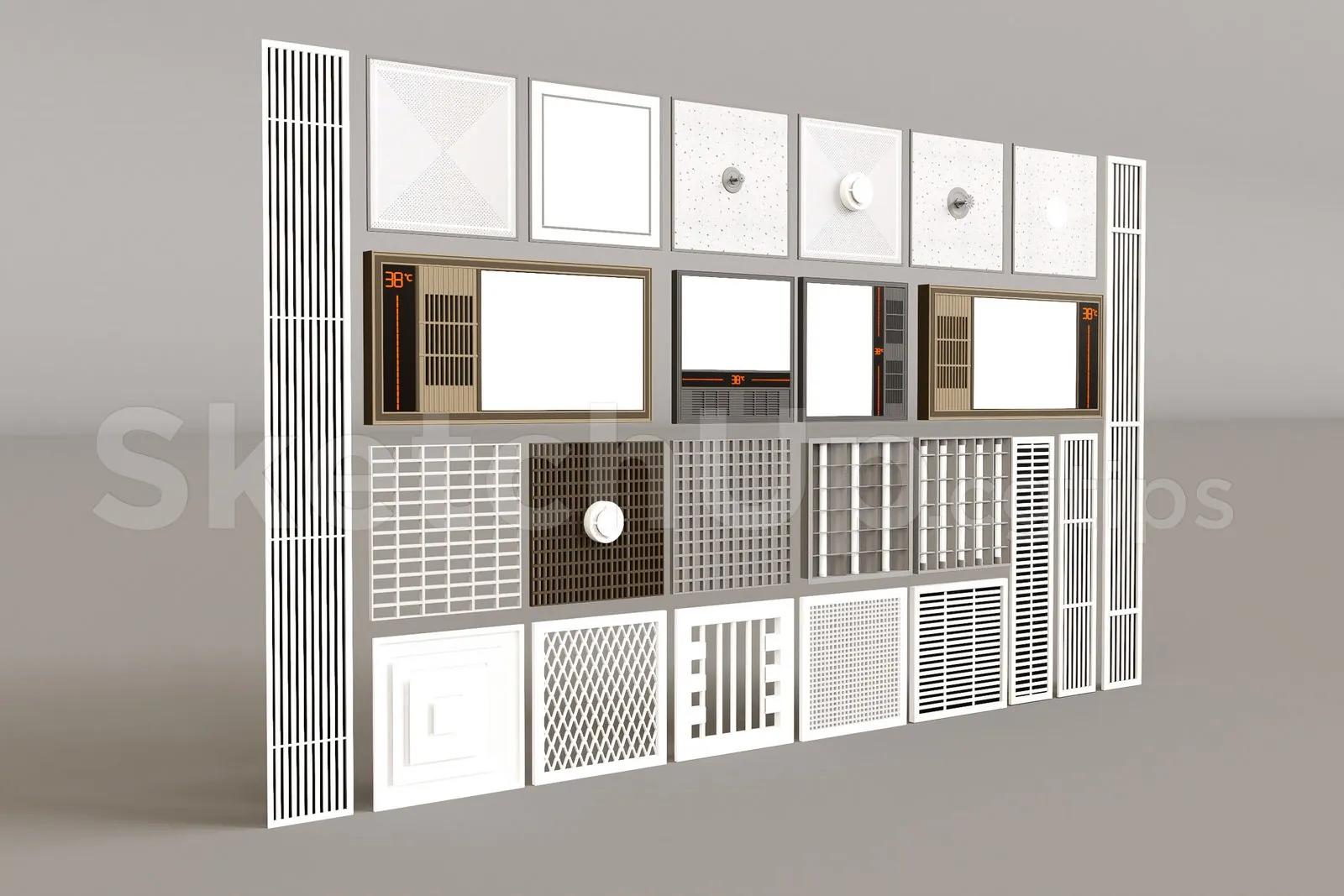 Ceiling Equipment And Air Conditioning Vents