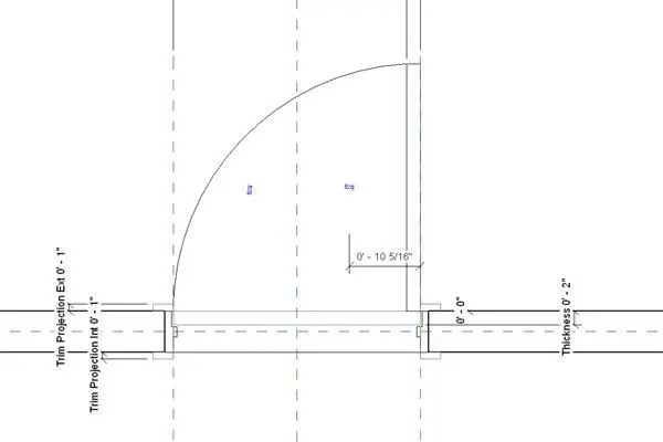 Single Flush with frame