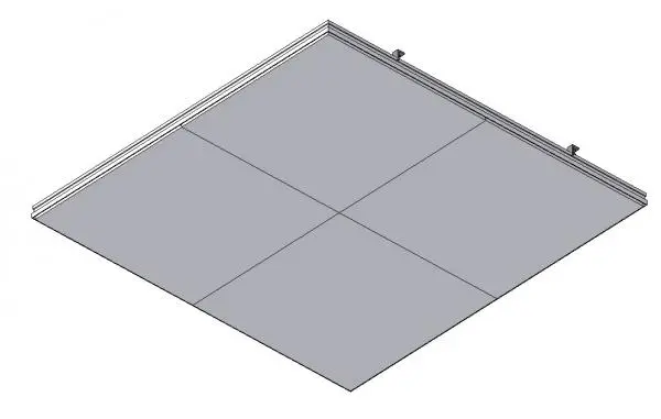 Blue Metal-Air-tight Ceiling System — preview 1, by BlueMetalAgent (RevitCity, CC0)