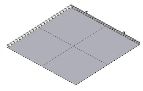 Blue Metal-Air-tight Ceiling System