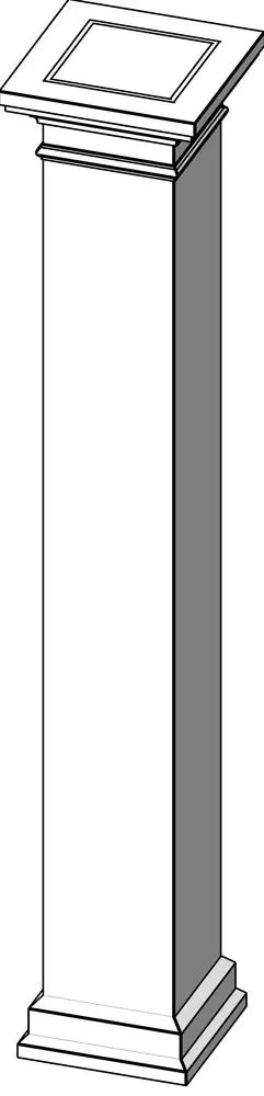 Built up Square column
