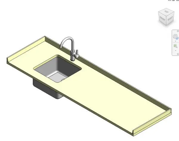Encimera cocina con fregadero