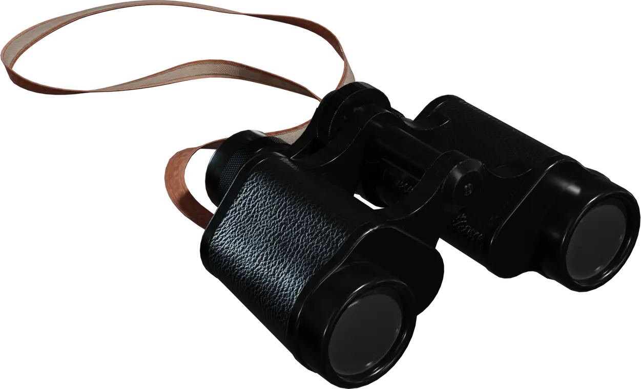Binoculars — preview 1, by Derek Wight (Poly Haven, CC0)