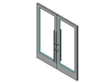 Curtain Wall Dbl Glass Al