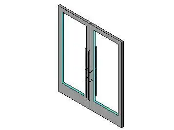 Curtain Wall Dbl Glass Al