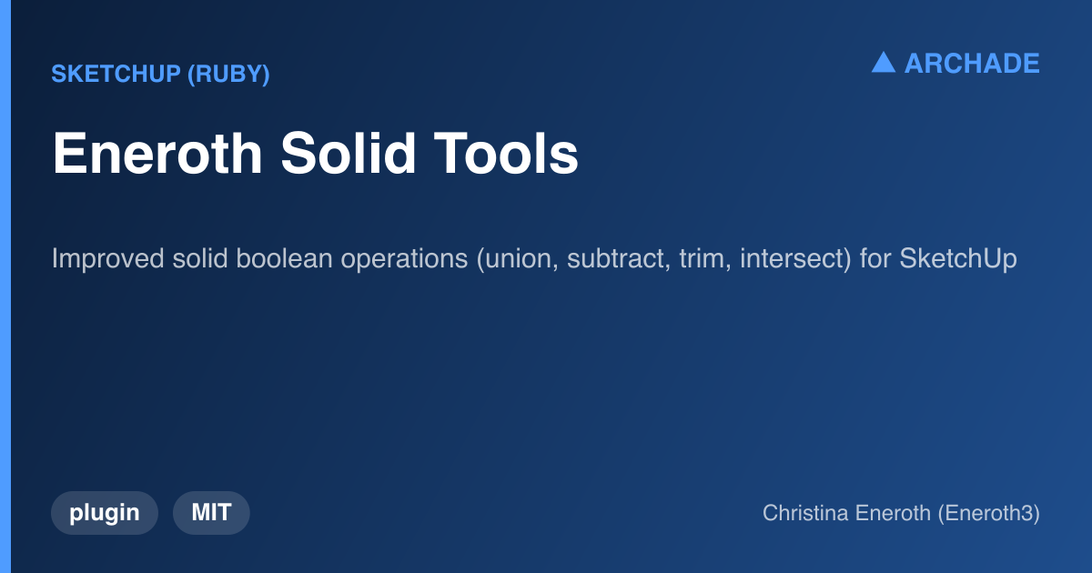 Eneroth Solid Tools