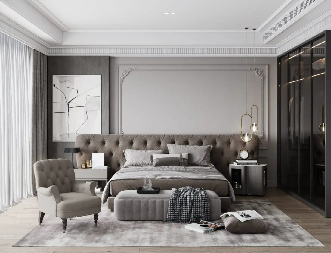 Interior Scenes Model Bedroom 580