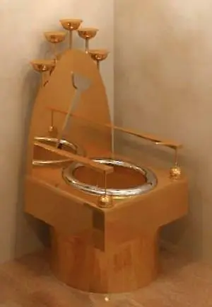 Golden Throne Toilet
