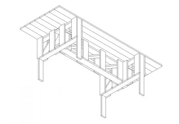 Enzo Mari Table Tavolo Rettangolare 1123 C