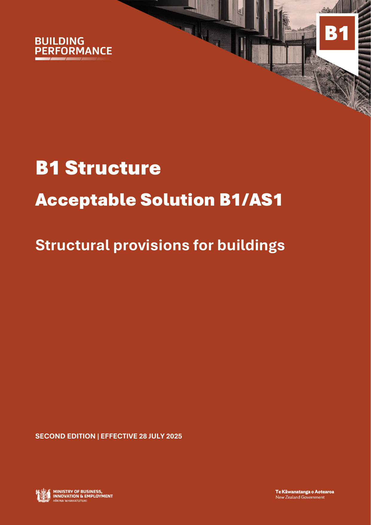 New Zealand Building Code B1/AS1 — Structure (Acceptable Solution)