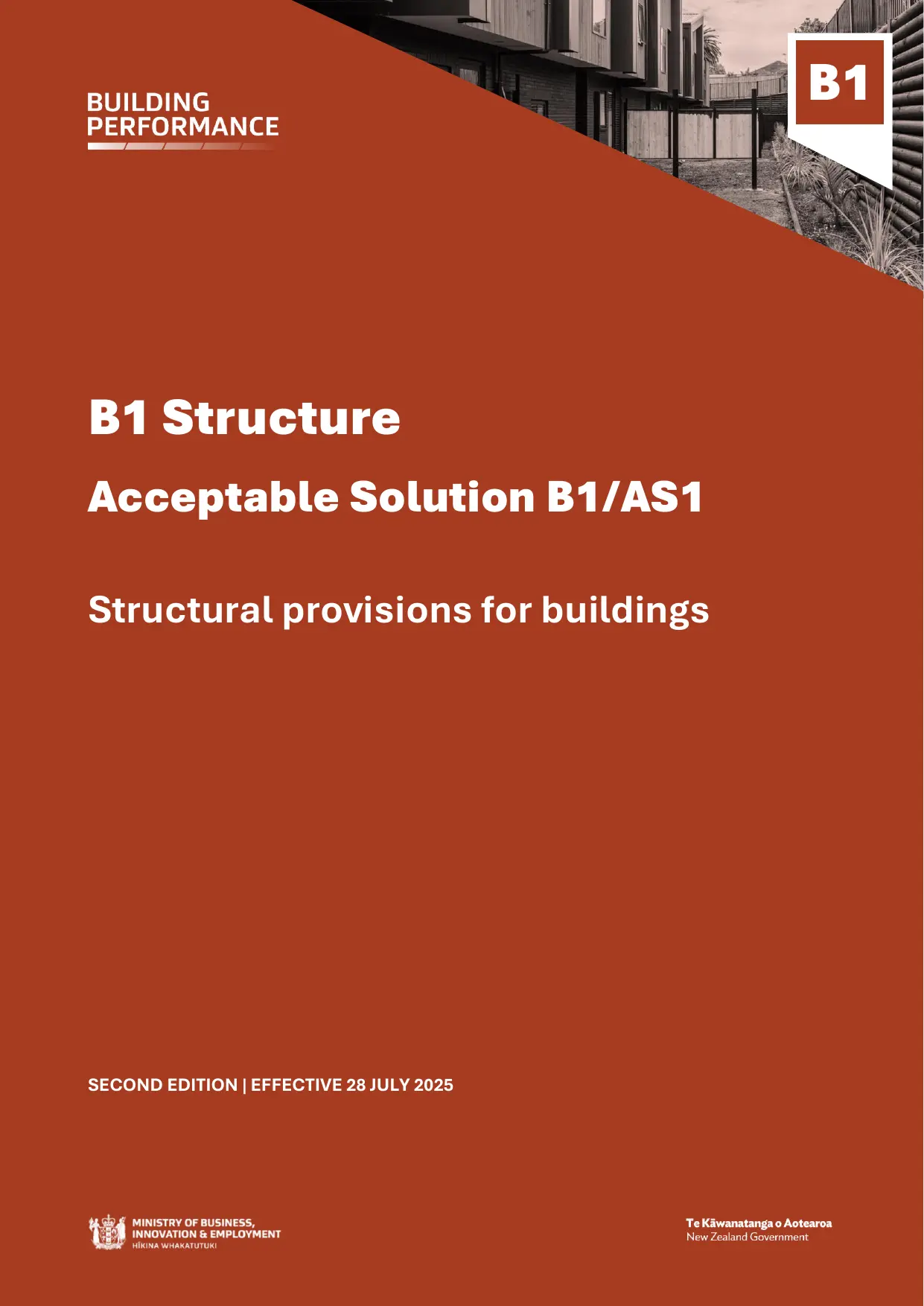 New Zealand Building Code B1/AS1 — Structure (Acceptable Solution)