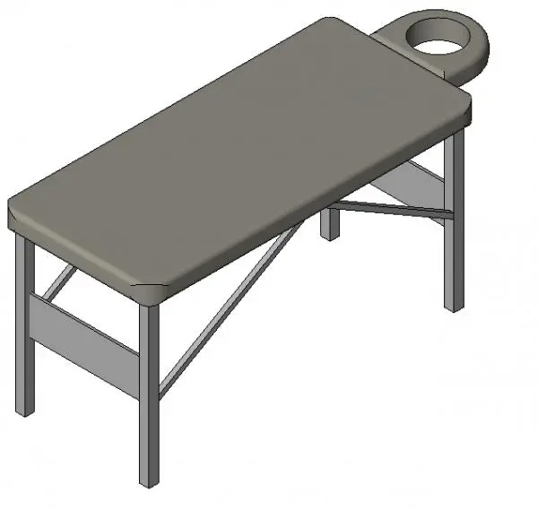 Massage Table — preview 1, by Leobardo Martinez (RevitCity, CC0)