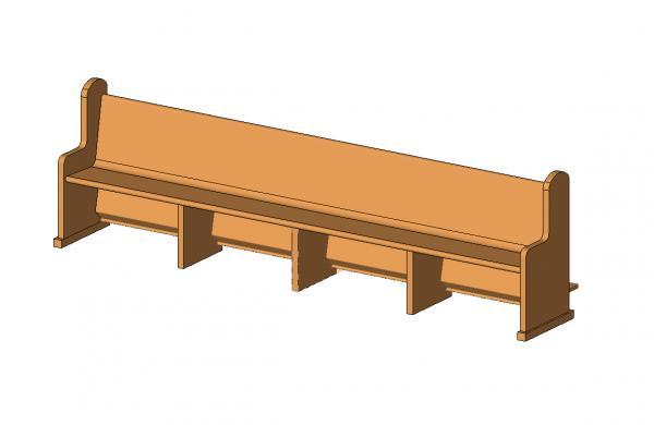 Church Pew - Parametric