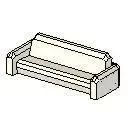 Three Seat Couch — preview 1, by Admin (RevitCity, CC0)