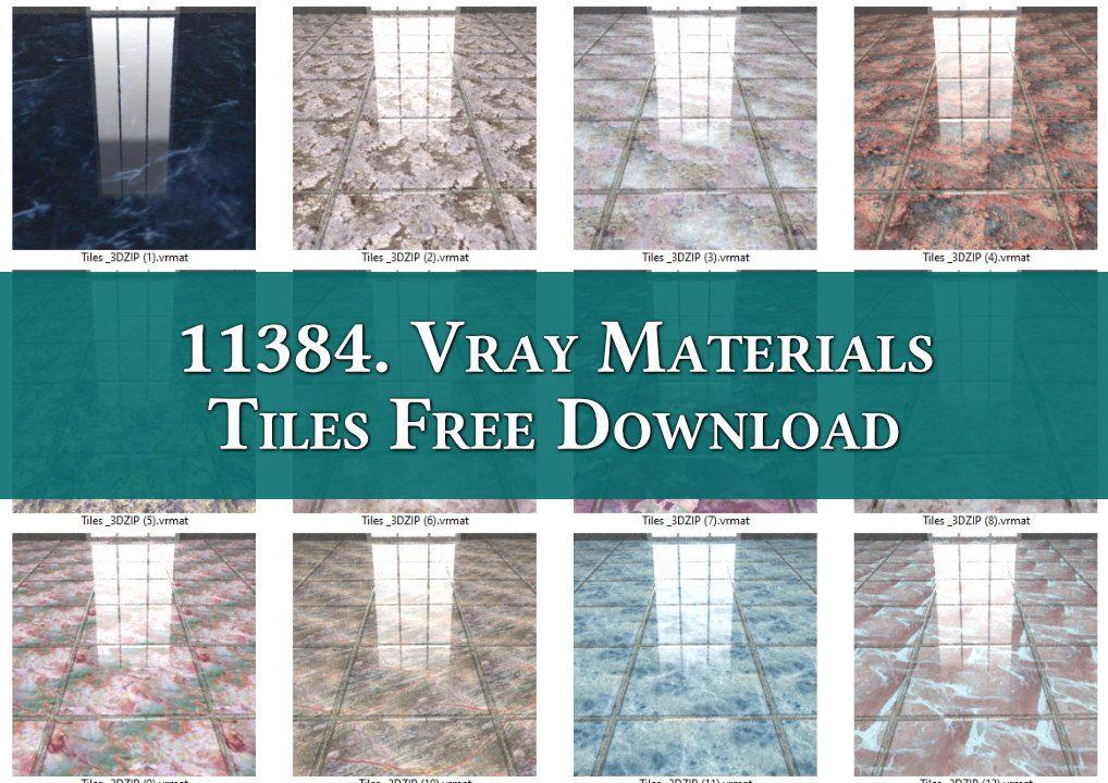 Vray Materials Tiles