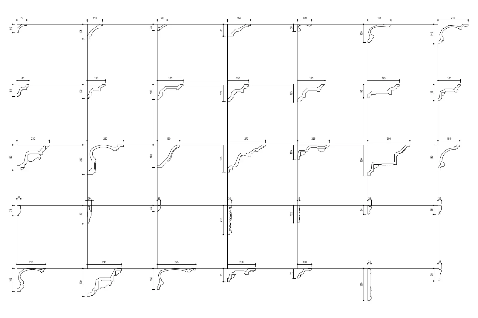 Cornices 1 — CAD drawing preview