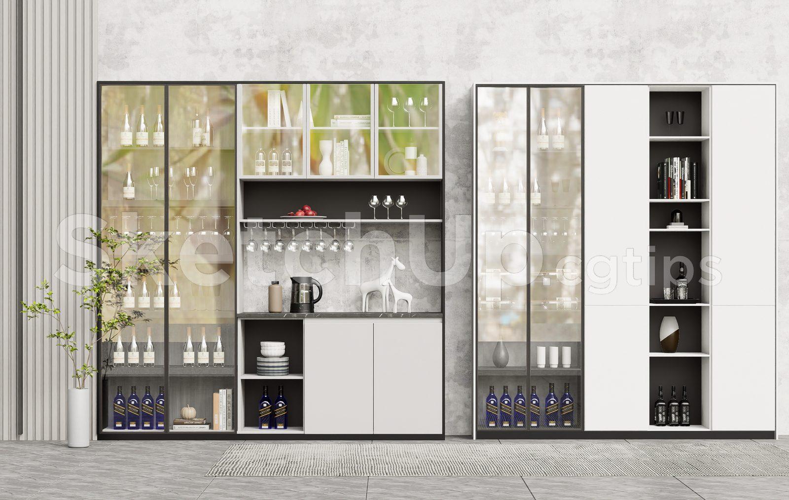 Wine Cabinet — preview 1 (cgtips)