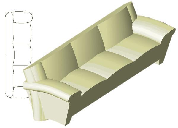 Arc Sofa - Lightweight Non-parametric