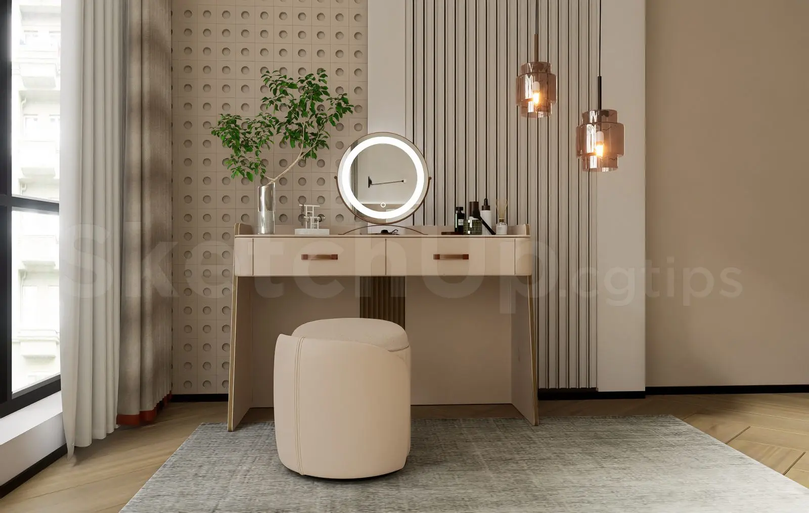 Makeup Table