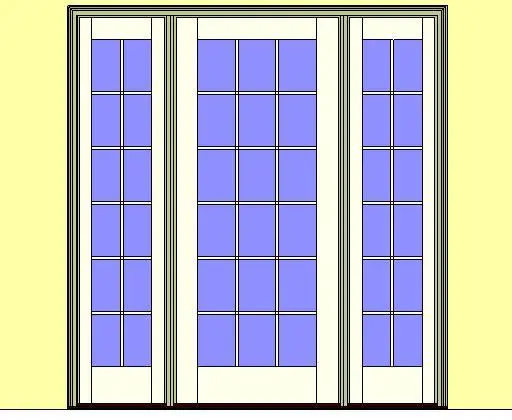 Kolbe Ultra Series Outswing Door 1-Wide Both Sidelites Standard Sill Units